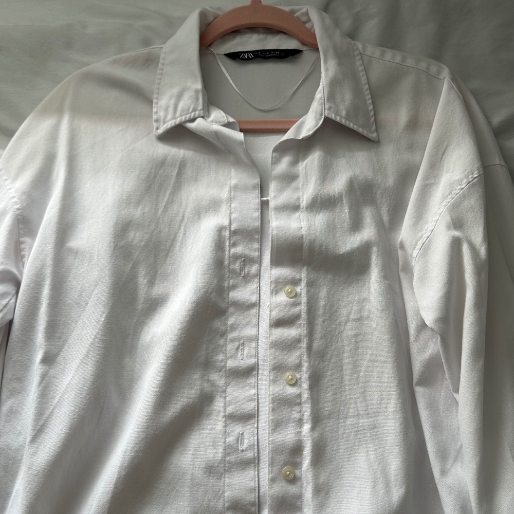 Zara White Shirt